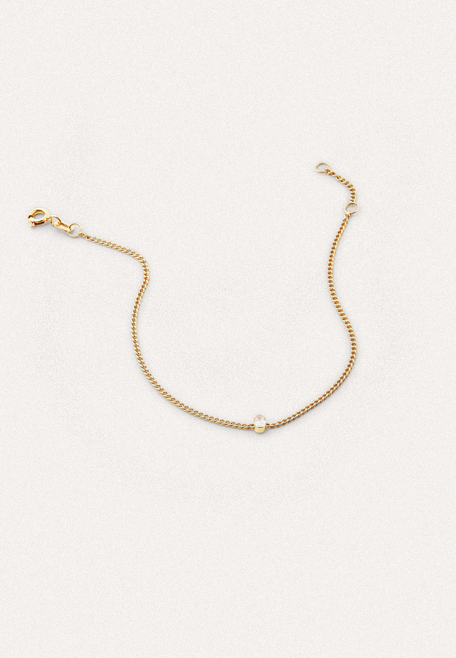 Oval Diamond Chain Bracelet - Adriana Chede Jewellery