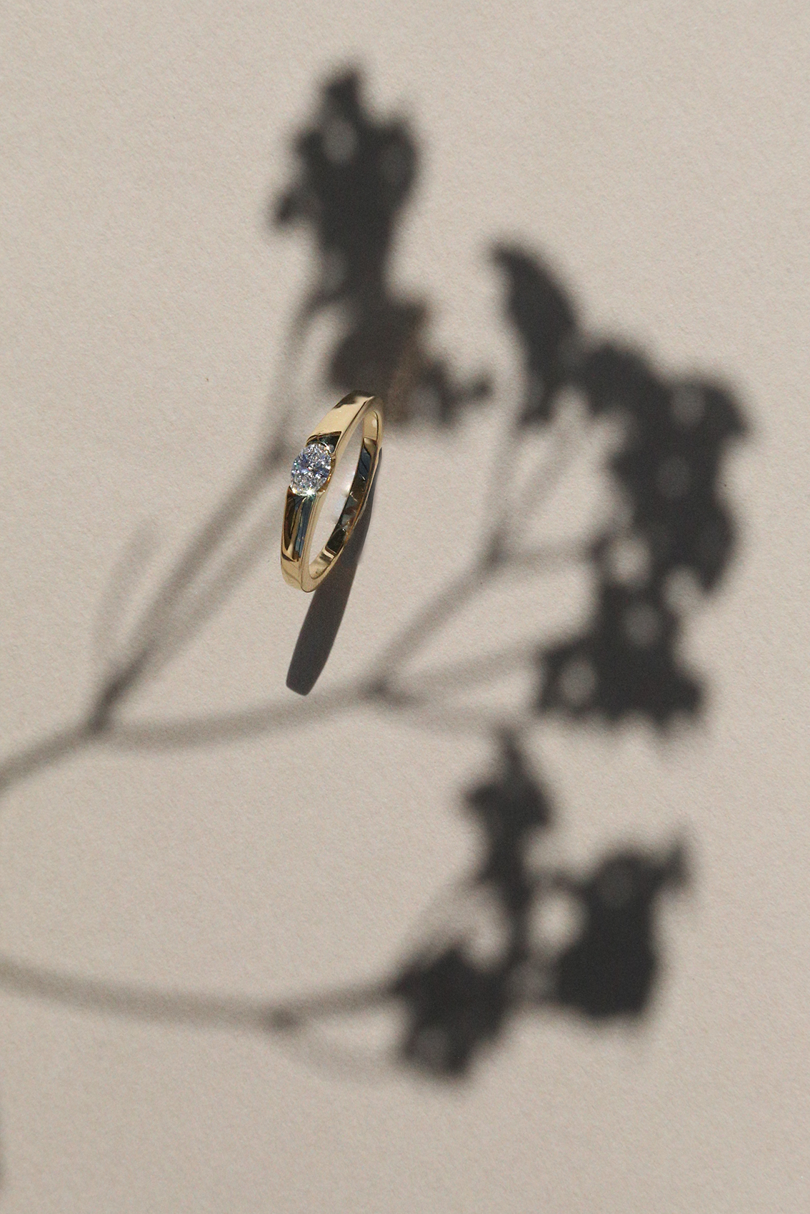 Alt bride Oval Diamond Band - Adriana Chede Jewellery