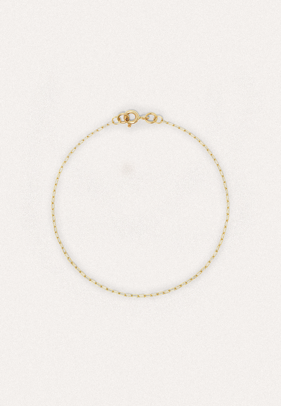 Long Trace Link Bracelet