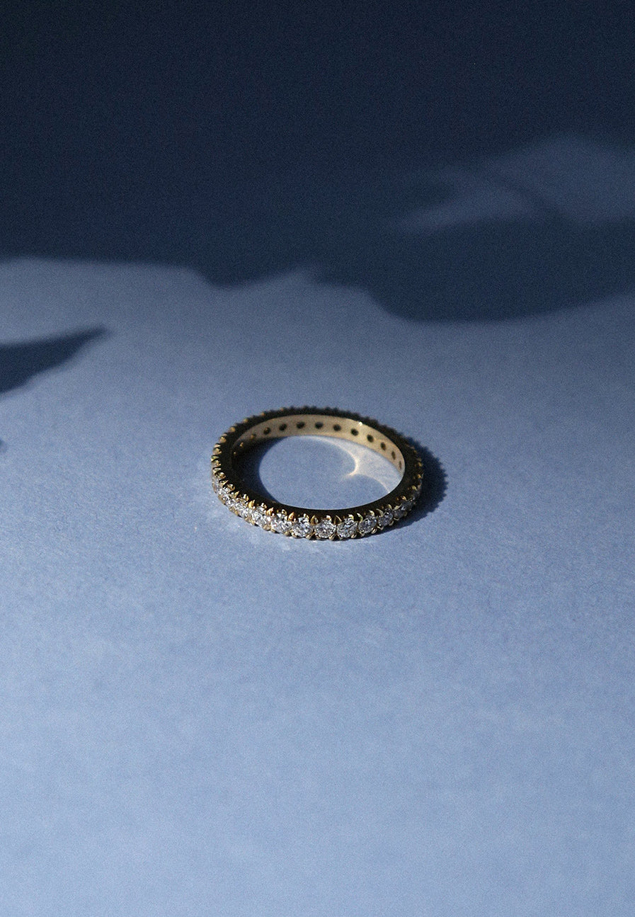 Handmade Diamond Eternity Wedding Band London