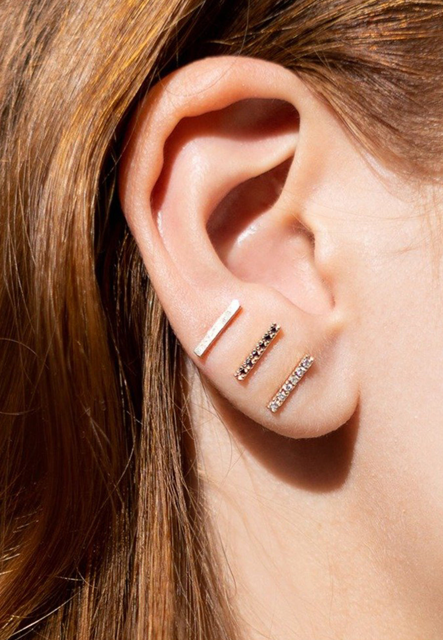 Mix and Match Gold Delicate Everyday Studs - Adriana Chede Jewellery