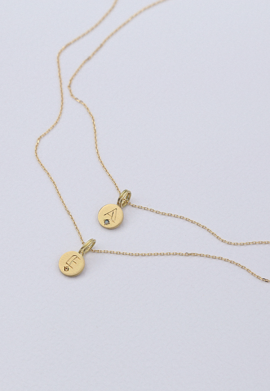 Initial Birthstone Necklace - Adriana Chede Jewellery London