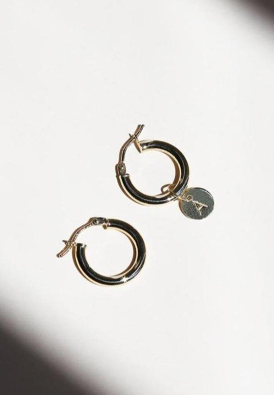 Single Letter 9ct Gold Pendant - Adriana Chede Jewellery