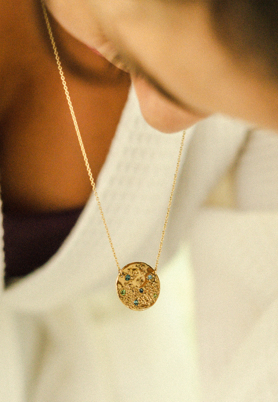 Long Necklace with Tourmalines - Adriana Chede Jewellery
