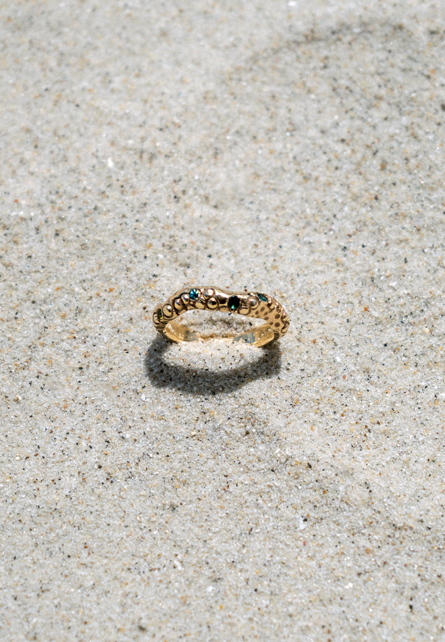 Medium Band with Tourmalines - Adriana Chede Jewellery