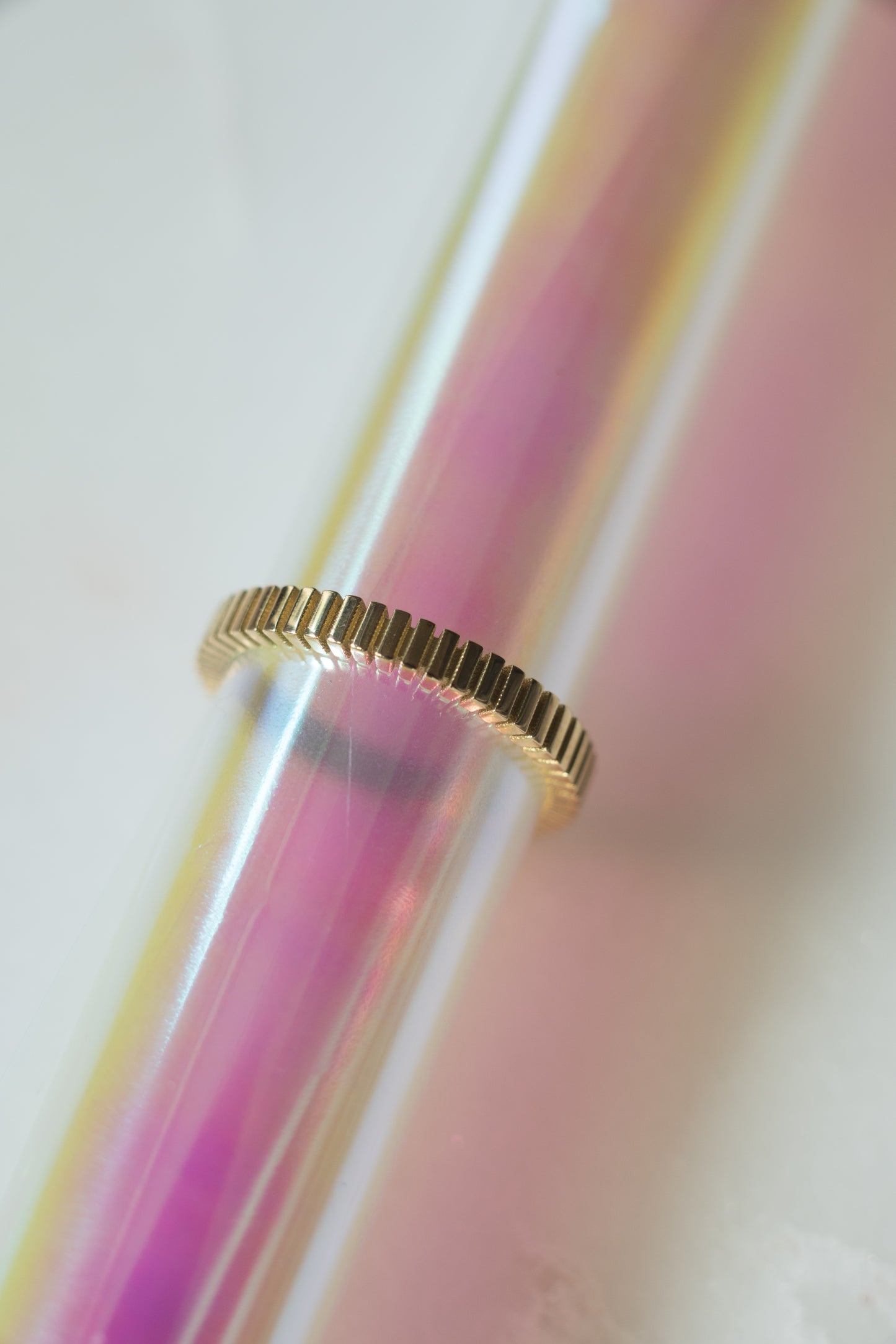 Chapter VI — Structure Ribbed Gold Band