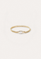 Oval Diamond Chain Ring - Solid Gold
