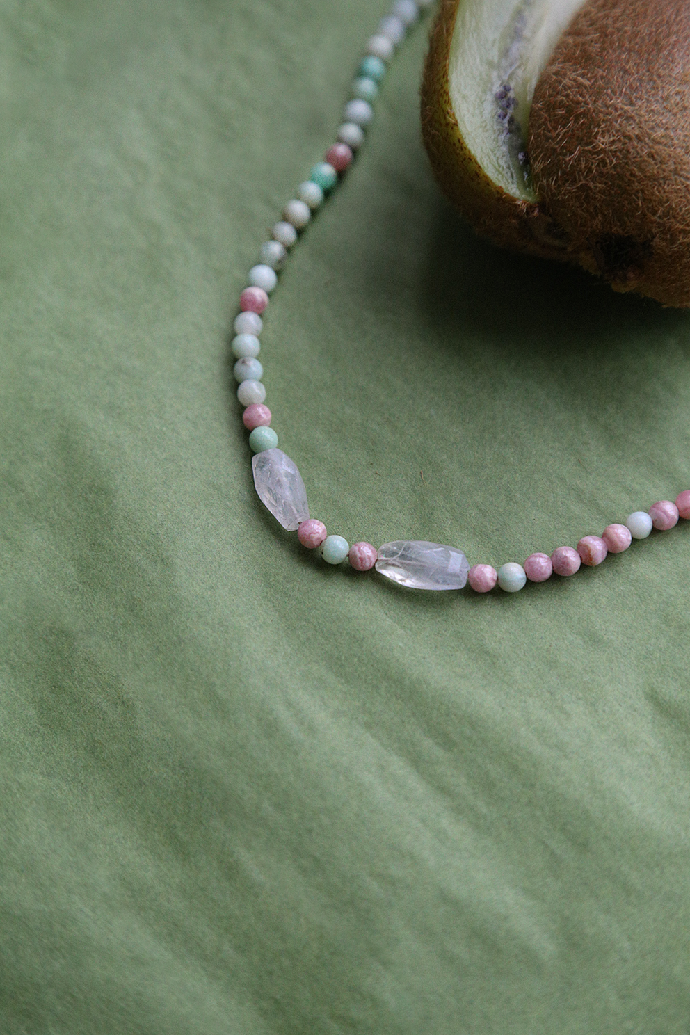 Watermelon Beaded Necklace Adriana Chede Jewellery