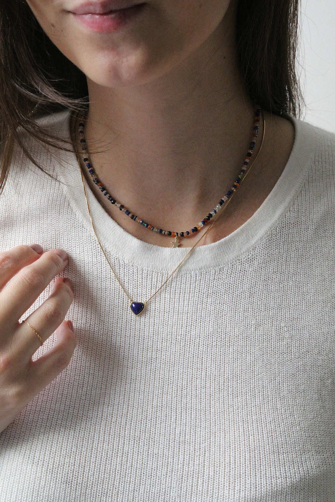 Brilhante Beaded Necklace with You're A Star Charm - Adriana Chede Jewellery