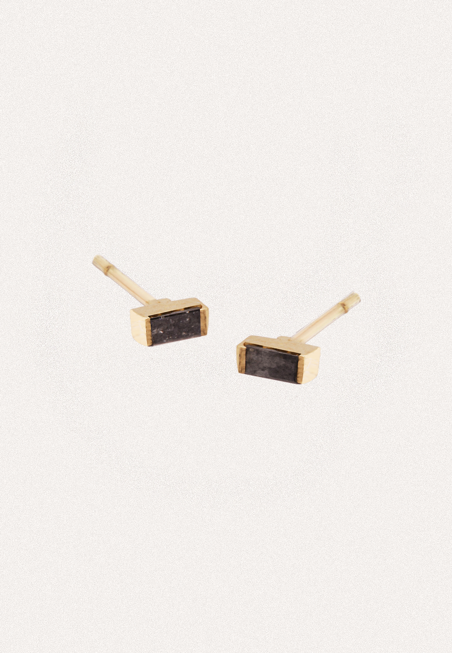 Noa Salt and Pepper Diamonds Studs - Adriana Chede Jewellery