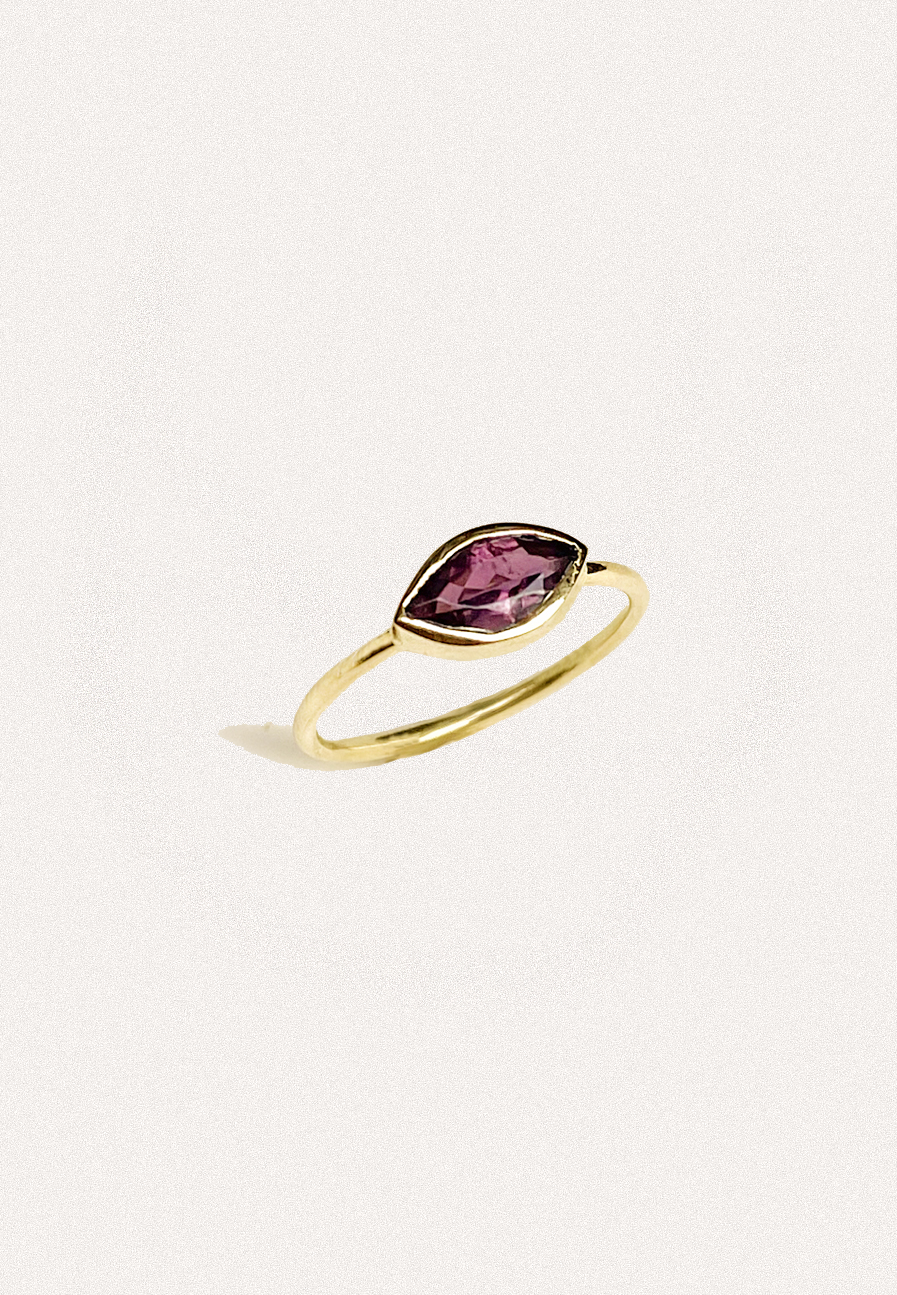 Rubellite Gold Ring - Adriana Chede Jewellery
