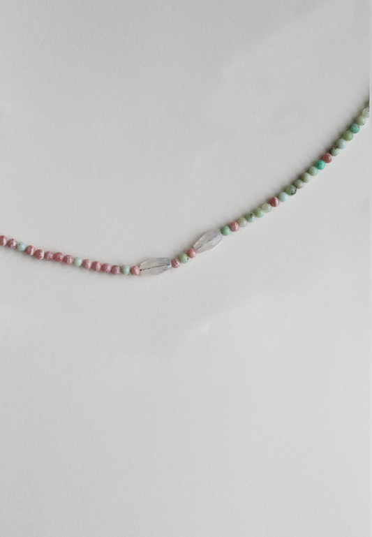 Watermelon Beaded Necklace Adriana Chede Jewellery