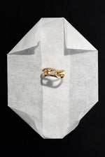 Alcyone Ring with Pear Cut Diamond