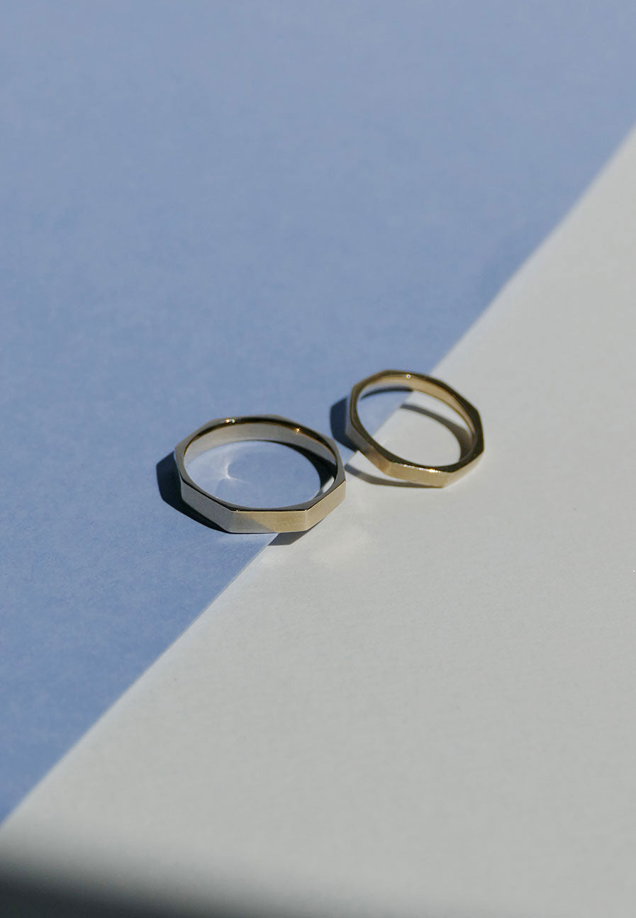 Handmade Affordable Wedding Band London Recycled Gold