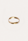 3mm D-Shape Wedding Band for Men - Recycled Gold by Adriana Chede Jewellery