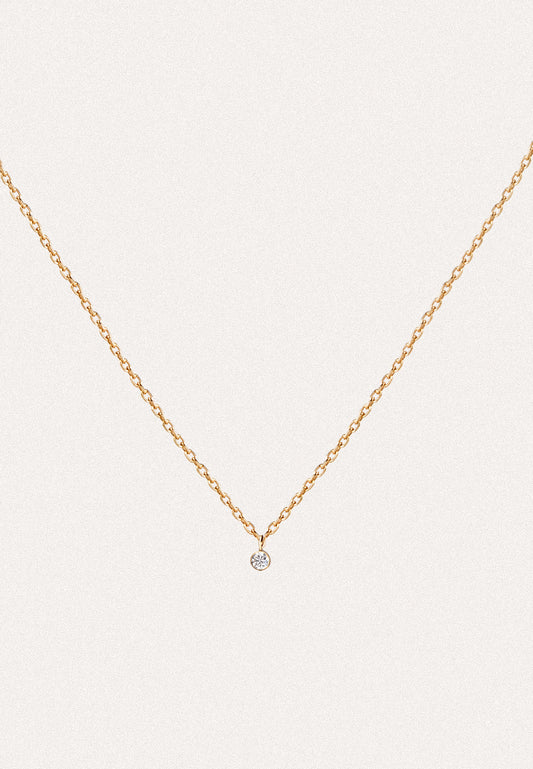 Solitaire Diamond Necklace for women - Adriana Chede Jewellery