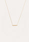 Flo Diamond Bar Necklace 18ct Gold - Adriana Chede Jewellery
