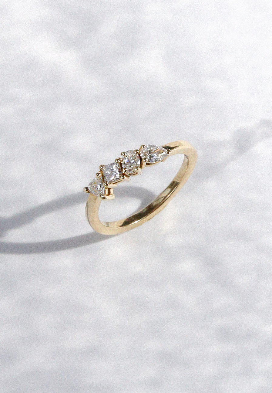 Four Season Ring - Alternative Claws Diamond by Adriana Chede Jewellery