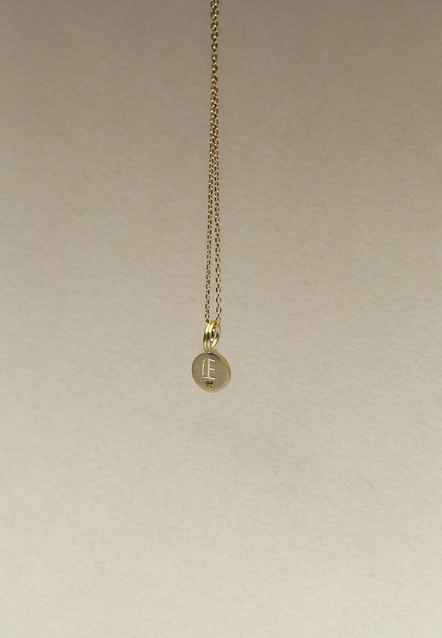Initial Birthstone Necklace - Adriana Chede Jewellery London