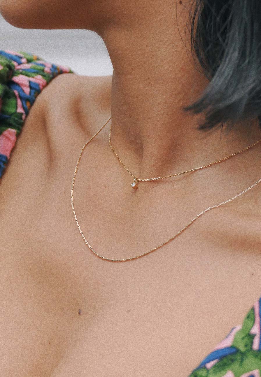 Solid Gold Hayseed Chain - Adriana Chede Jewellery