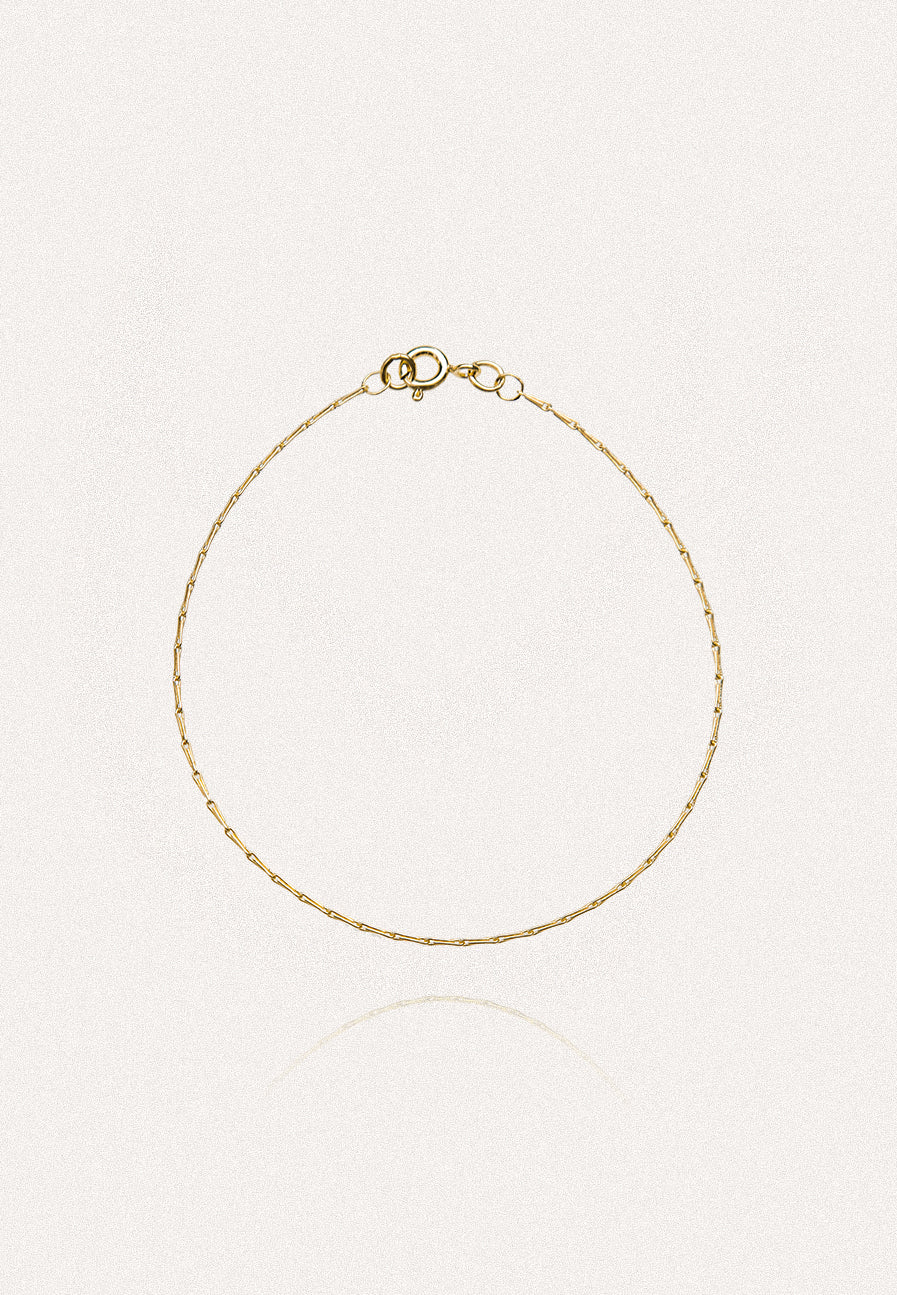 Hayseed Solid Gold Bracelet - Adriana Chede Jewellery London