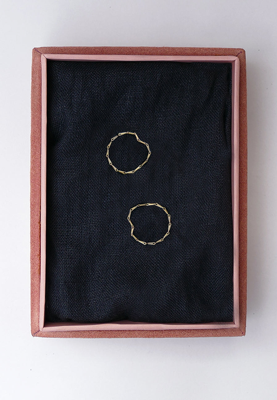 Loa Mini Chain Ring - 18ct Solid Gold Adriana Chede Jewellery