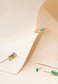 18CT Gold mixed gems baguette-cut earcuff - Adriana Chede Jewellery