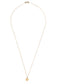 9ct gold single letter pendant necklace - adriana chede jewellery