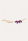 Unique Rubellite Earcuff made from recycled 18ct Gold by Adriana Chede Jewellery