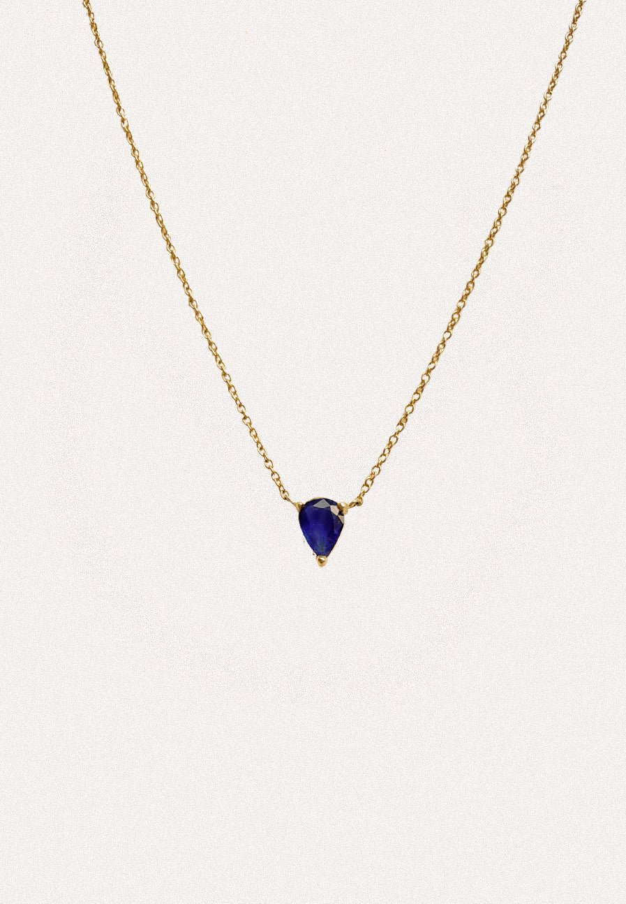 Sapphire Gold  Necklace - Adriana Chede Jewellery