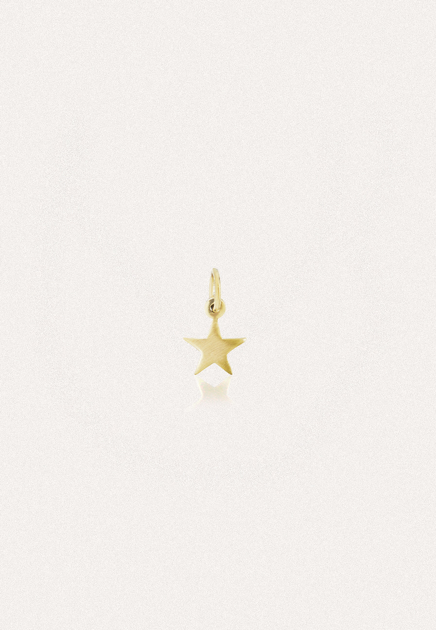 Solid Gold Star Charm - Adriana Chede Jewellery