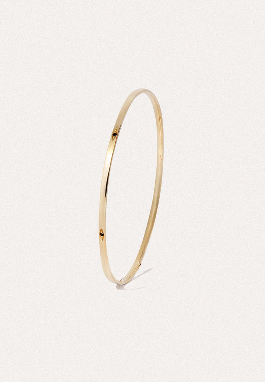 The Eye 9ct Gold Bangle - Adriana Chede Jewellery