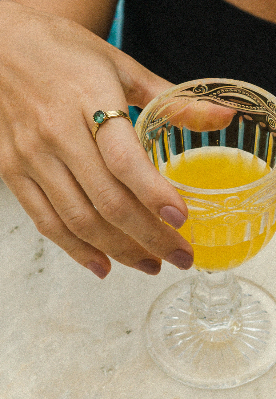 Unique Tourmaline Ring - Adriana Chede Jewellery